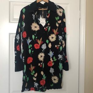Zara floral dress